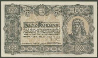 1923. 100K "Magyar Pénzjegy.." T:I