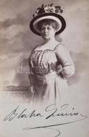 cca 1871-1900 Vegyes Blaha Lujza tétel: 1db fotólap a művésznőről, 14x9cm; Kéry Gyula: Blaha Lujza é...