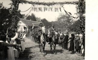 1940 Királydaróc, Craidorolt; Bevonulás / entry of the Hungarian troops, photo