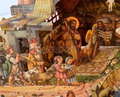 cca 1930 Vojtech Kubasta: Gloria in Excelsis Deo,  Kihajtós Betlehem, papír, borító javított, 31x43x...