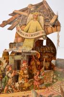 cca 1930 Vojtech Kubasta: Gloria in Excelsis Deo,  Kihajtós Betlehem, papír, borító javított, 31x43x...