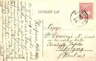 Korpona, Krupina; Szentháromság tér, üzletek, Ruzsinák Antal kiadása / Trinity square, shops