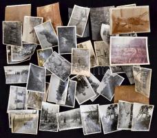 1917-1964 45 db vadászattal kapcsolatos fotó(vadmacska, róka, siketfajd, szalonka, vadászkutyák, stb.), 6x9 és 9x13 cm