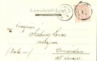 1899 Belgrade, Beograd, Belgrad; Festung / fortress, litho s: Geiger R