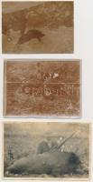 1918-1959  14 db vadászattal kapcsolatos fotó(pl. vaddisznó), 6x7 és 8x14 cm közötti méretekben