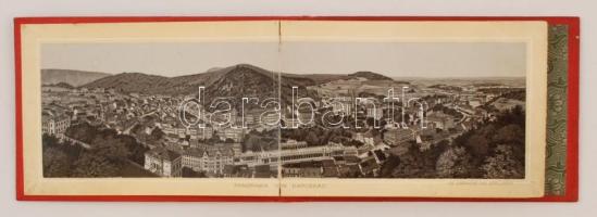 cca 1900 Album von Kalrsbad, Lith. Kunsanstalt Carl Garte, Leipzig, 10x15cm