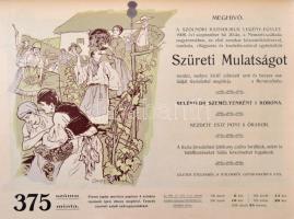 1908 Röpke Lapok, Kner Izidor Gyoma, reklám katalógus szecessziós  nyomtatványokról, 30x23cm