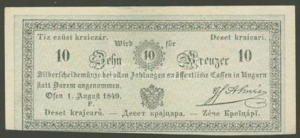 1849. 10 ezüst kr "Almásy" T:I