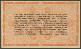 1946. 100.000.000AP vékony sárgás papíron T:I