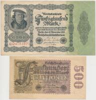 Németország / Weimari Köztársaság 1920-1923. 10db-os vegyes bankjegy tétel T:III
Germany / Weimar R...