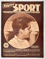 1939 A Képes Sport I. évfolyamának 11. száma, címlapon Berczelly Tibor kardvívóbajnokkal, hátoldalon Horthy Miklóssal