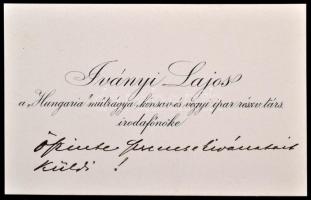 1919-1944 29 db régi névjegykárty(Müller József kereskedelmi tanácsos, Weisz Lipót Hungaria Kénsav, ...