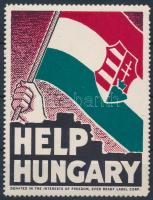 1956 Help Hungary levélzáró, ritka! / Help Hungary label, rare!