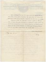 1921 Nagybiccse, Waagthaler Eisenindustrie, díszes fejléces levélpapír