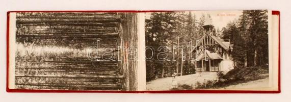 cca 1914 Barlangliget-Tátra képes ismertető 10db, 9x14cm /circa 1914 Cave Park Tatras photo 10db, 9x...