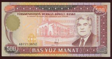 Türkmenisztán 1993-95. 1M,5M,10M,20M (2klf),50M (2klf),100M,500M,1000M T:I