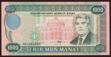 Türkmenisztán 1993-95. 1M,5M,10M,20M (2klf),50M (2klf),100M,500M,1000M T:I