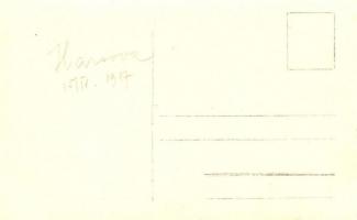 1917 Harsova, damaged cityscape, photo