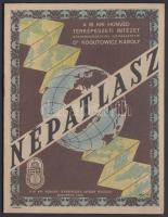 Népatlasz. Kész.: Kogutowicz Károly. Budapest, 1943, M. Kir. Honvéd Térképészeti Intézet. Papírkötés...