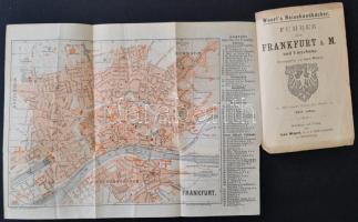 cca 1930-1940, 3 db. német nyelvű térkép (Bécs, Frankfurt, Róma): Griebens Stadtplan von Wien, Berli...