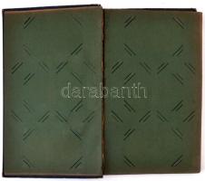 Nagy alakú képeslapalbum 38 lappal összesen 304 férőhellyel; Koch festménnyel a borítón / Big sized ...