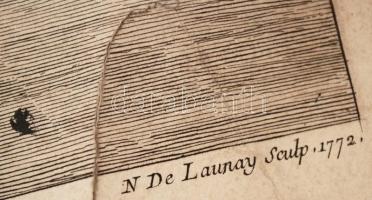 1772 Qianlong kínai császár győzelmeit megörökítő metszet-sorozat egy darabja. A nyugati régiók megh...