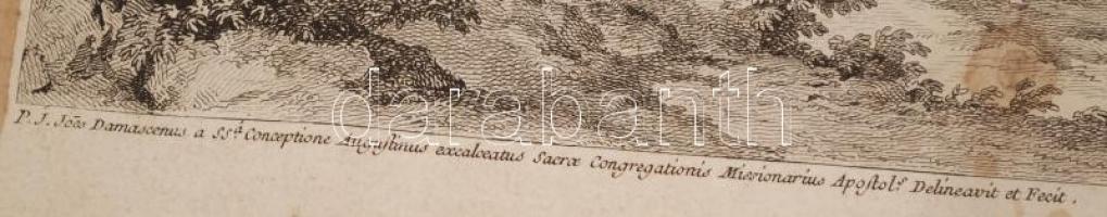 1772 Qianlong kínai császár győzelmeit megörökítő metszet-sorozat egy darabja. A nyugati régiók megh...