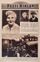 1928-29 A Képes Pesti Hírlap mellékletének 50 száma, különböző minőségben, 30x22cm