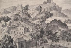 1774 Qianlong kínai császár győzelmeit megörökítő metszet-sorozat egy darabja. A nyugati régiók megh...