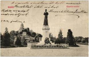 Gödöllő, Erzsébet-szobor (vágott / cut)