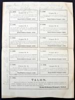 Ausztria / Bécs / Északi-sark 1897. "Északi Sarki Aranybánya Részvénytársaság" gúnyos fant...