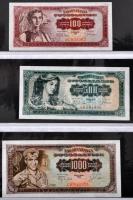 Vegyes: ~165db-os papírpénz gyűjtemény, ország szerint rendezve, tartalmas jugoszláv résszel, valami...