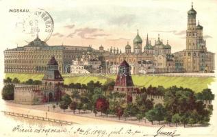 1899 Moscow, Moskau; Kosmos, Geiger litho