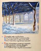 pilismaróti Bozóky Gyula nyugalmazott m. kir. honv ezredes kézzel rajzolt könyvszerű krónikája a Fel...