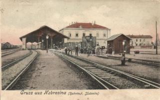 Nabrezina, Nabresina; Bahnhof, Südseite / railway station, south side