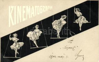 Kinematograph / cinematograph art postcard, litho