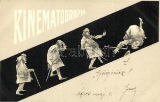 Kinematograph / cinematograph art postcard, litho