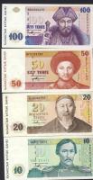 Kazahsztán 1993. 1,3,5,10,20,50,100T T:I