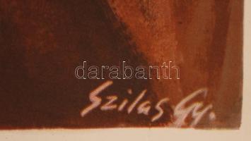 Nemzetközi Nőnap 1953. március 8 Plakát, Tervező: Szilas Győző. Hátoldalt egy folttal, néhány rajzsz...