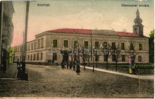 Radom, Gimnazjum zenskie / girl school (cut)