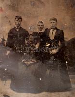 cca 1910 Ferrotípia 7x9 cm