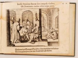 Conrad Meyer (1618-1689) Hat rézkarcban elmesélt verses történet. Keménykötésben. Foltok, egyik rest...