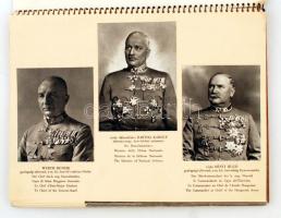 1940 Honvéd naptár. Asztali naptár kb. 60 jó minőségű illusztrációval (bevonulások, főtisztek kitünt...