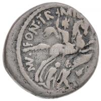 Római Birodalom / Róma / P. Fonteius P.f. Capito Kr. e. 55. Denár Ag (3,64g) T:2- ü. / 
Roman Empir...
