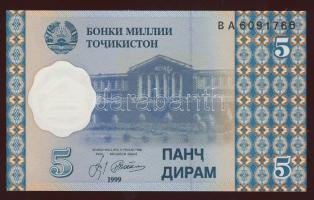 Tadzsikisztán 1999. 1D,5D,20D + 1S T:I