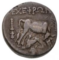 Illíria / Dürrachium Kr. e. 229-100. Ekhephrón és Aszklaposz Drachma Ag (2,76g) T:2,2- /  Illyria / Dyrrachium 229-100. BC Echephron and Asklapos Drachm Ag (2,76g) C:XF,VF Ceka 193.