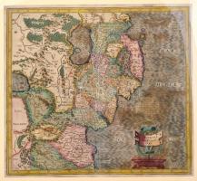 cca 1606 Gerhard Mercator (1512-1594) - (Hondius kiadása): Ultoniae orientalis pars. Militaria Irlan...