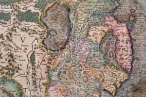 cca 1606 Gerhard Mercator (1512-1594) - (Hondius kiadása): Ultoniae orientalis pars. Militaria Irlan...