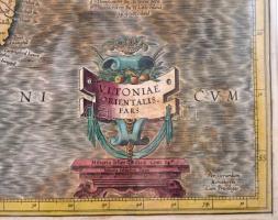 cca 1606 Gerhard Mercator (1512-1594) - (Hondius kiadása): Ultoniae orientalis pars. Militaria Irlan...