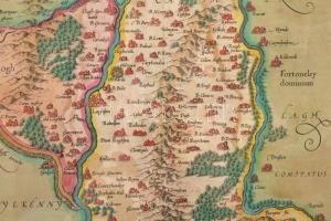 cca 1606 Gerhard Mercator (1512-1594) - (Hondius kiadása): Udrone Irlandiae in Caterlagh Baronia. Ír...